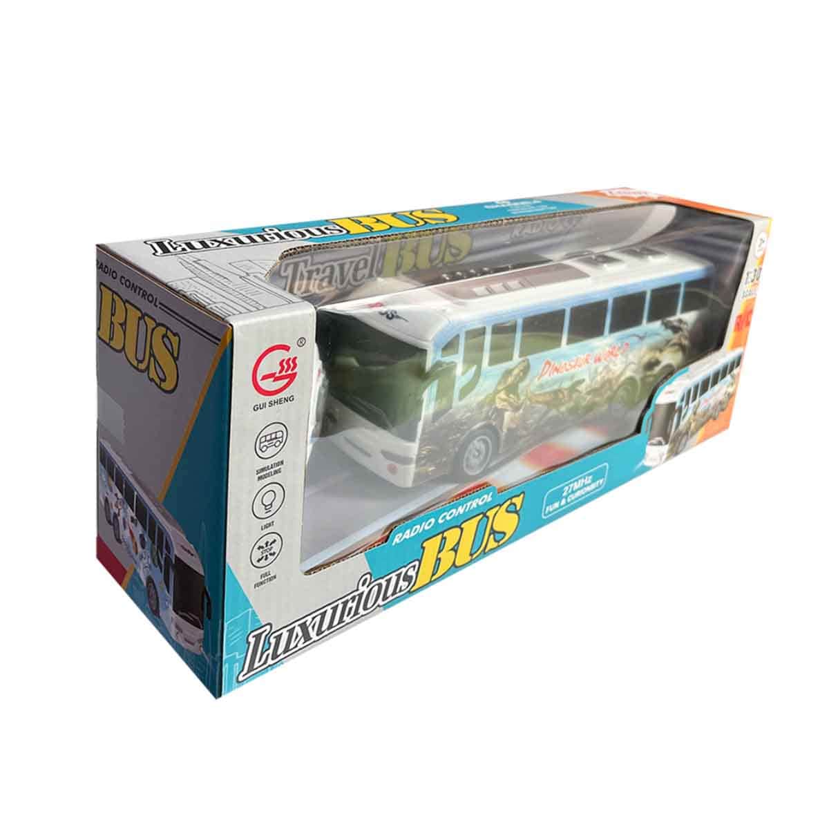 Gui Sheng 1:30 Scale R/C Dinosaur Bus Playset Unisex, 3-4 Years