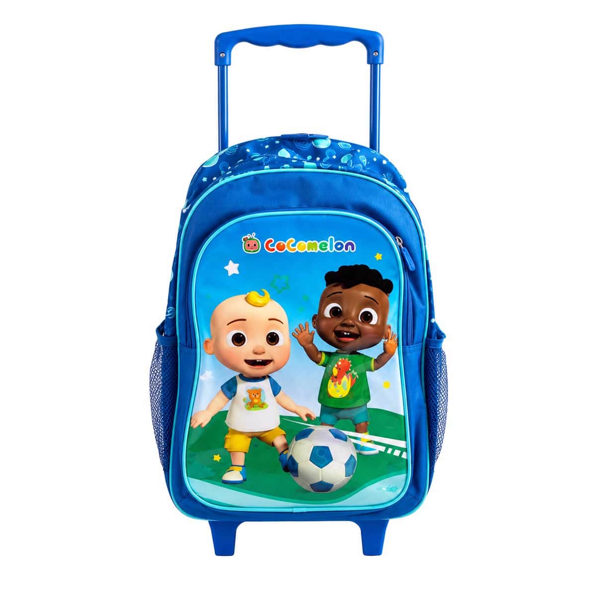 Cocomelon 16" 5-in-1 School Trolley Bag Set with Lunch Bag, Pencil Case, Water Bottle & Lunch Box Unisex, 5-7 Years