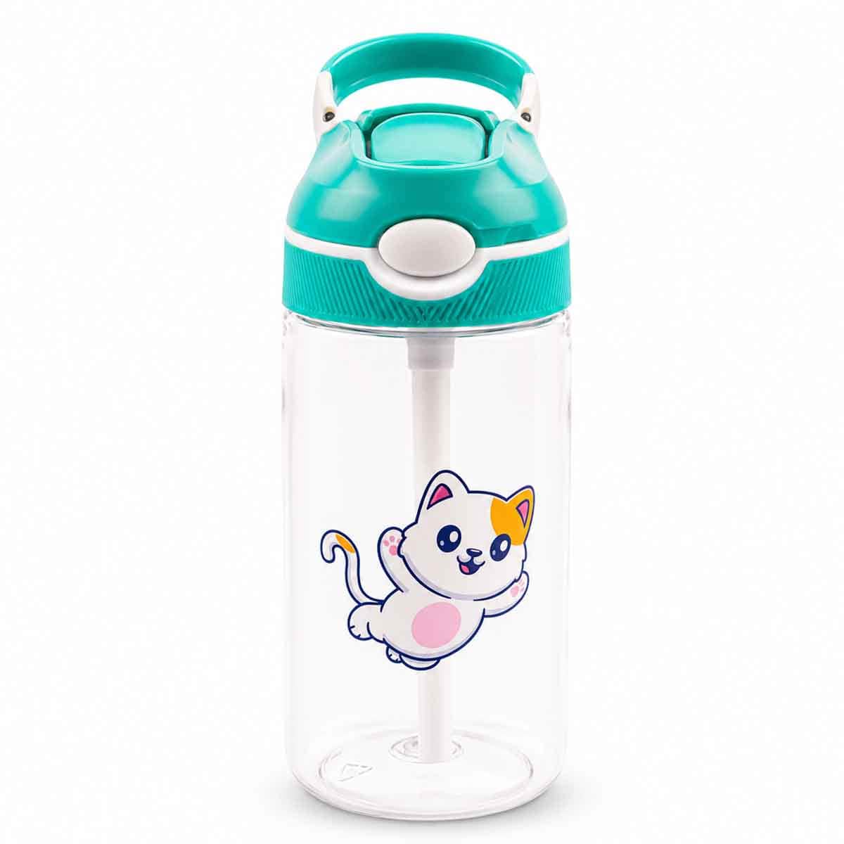 Cocobee 480ml Green Tritan Leakproof Water Bottle Unisex, 3-4 Years