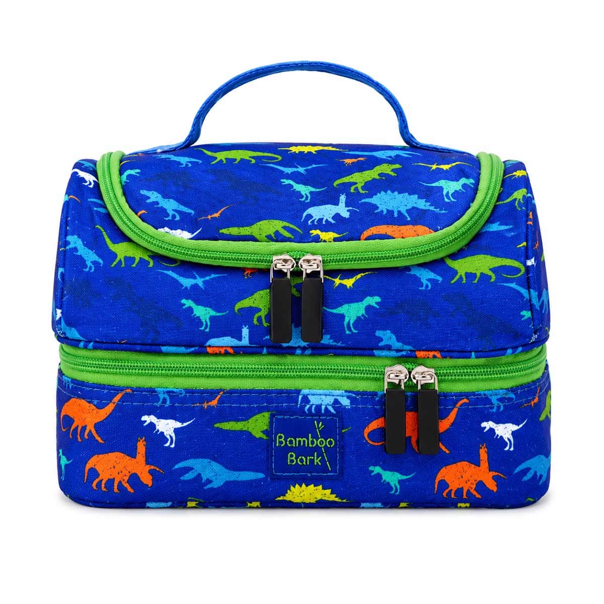 Bamboo Bark Double Layer Insulated Lunch Bag