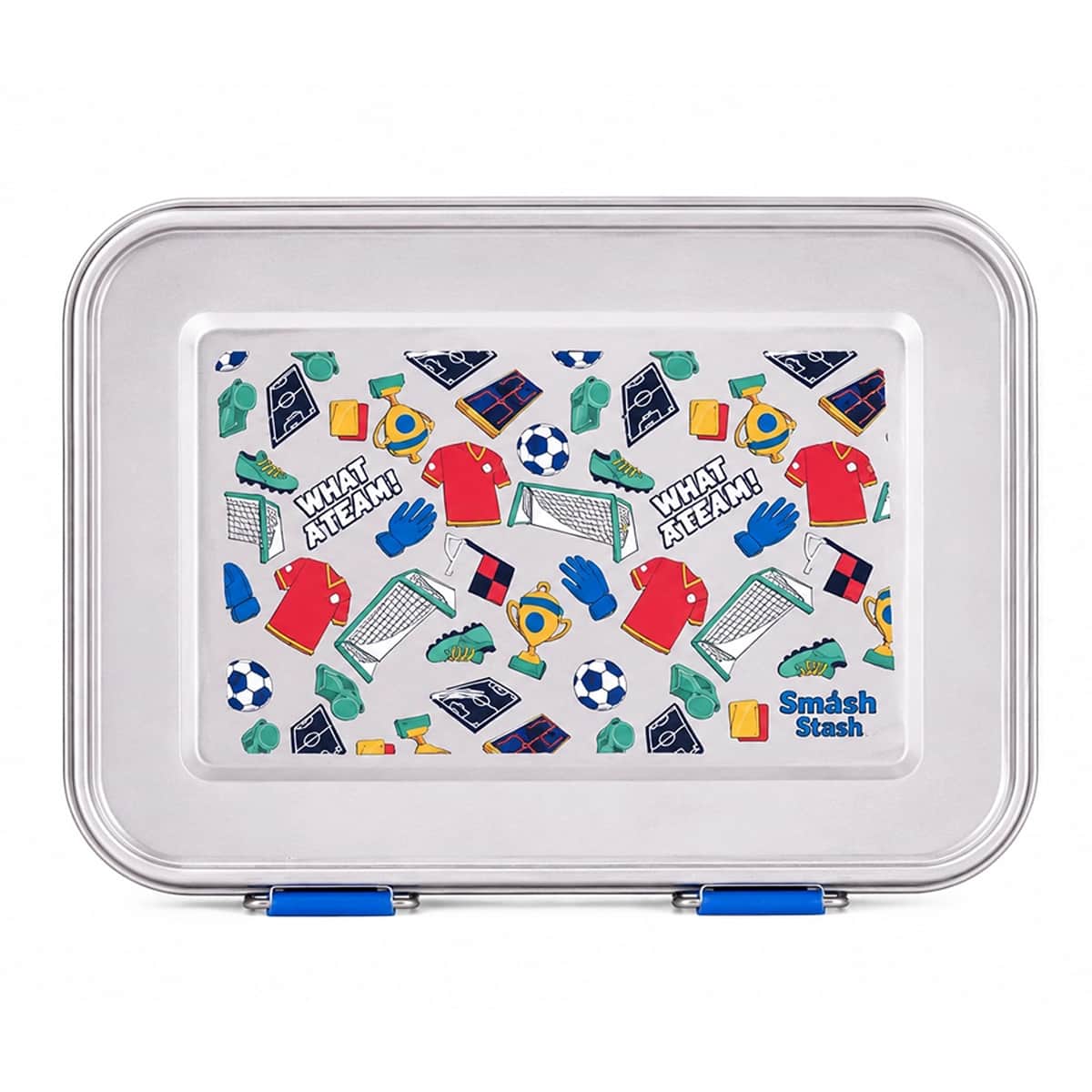 Bamboo Bark 1030ml Soccer Stainless Steel Bento Lunch Box