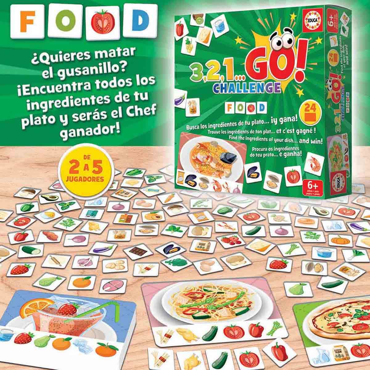 Educa Food Challenge Puzzle Unisex, 5-7 Years