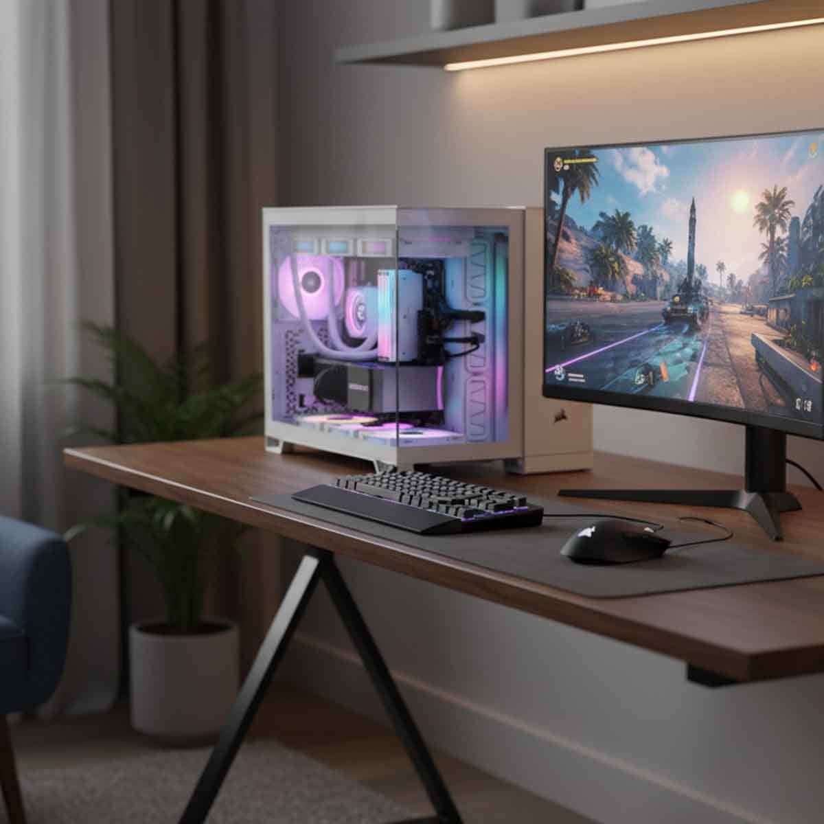 Corsair 2500X Link TG Small-Tower Micro-ATX Dual Chamber Gaming PC Case