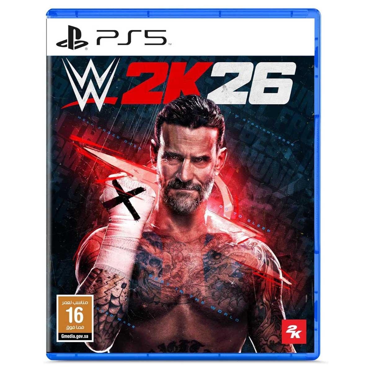 تو كيه WWE 2K26 لعبة فيديو (نسخة السعودية) لجهاز بلاي ستيشن 5