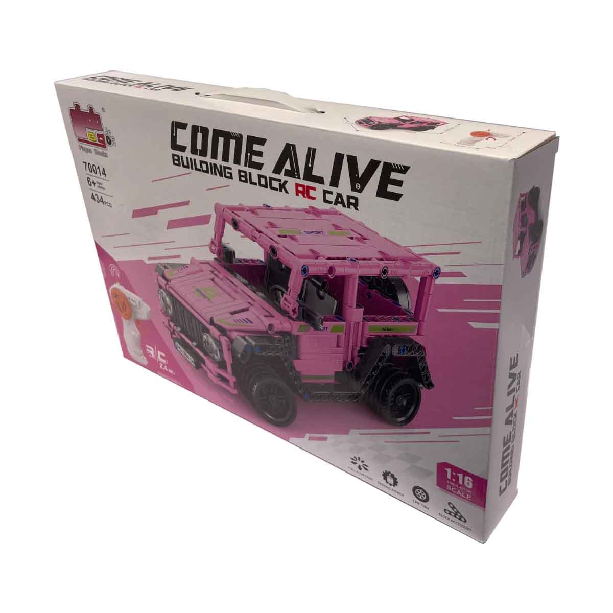 بنغاو سيارة مكعبات بناء بالتحكم 2.4G مقياس 1:16 (434 قطعة) للبنات، عمر 5-7 سنوات