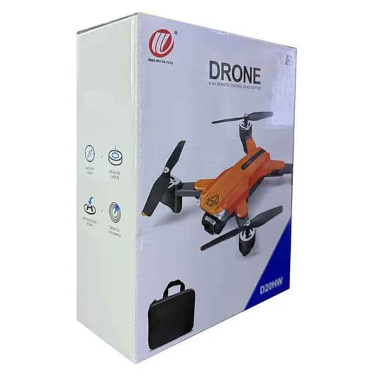 مينغ وي دا طائرة درون رباعية المراوح موديل D20HW 2.4G للجنسين، من عمر 13+ سنة