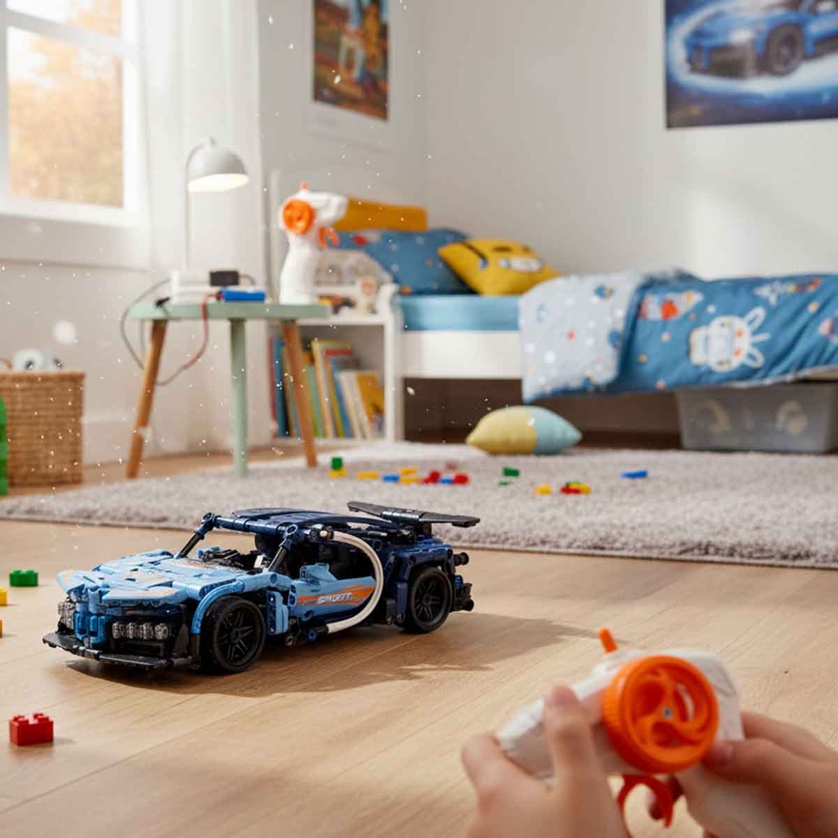 بنغاو سيارة مكعبات بناء بالتحكم 2.4G مقياس 1:16 (433 قطعة) للأولاد، عمر 5-7 سنوات