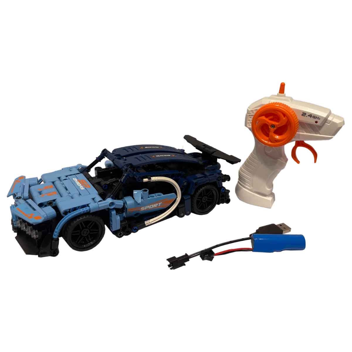 بنغاو سيارة مكعبات بناء بالتحكم 2.4G مقياس 1:16 (433 قطعة) للأولاد، عمر 5-7 سنوات