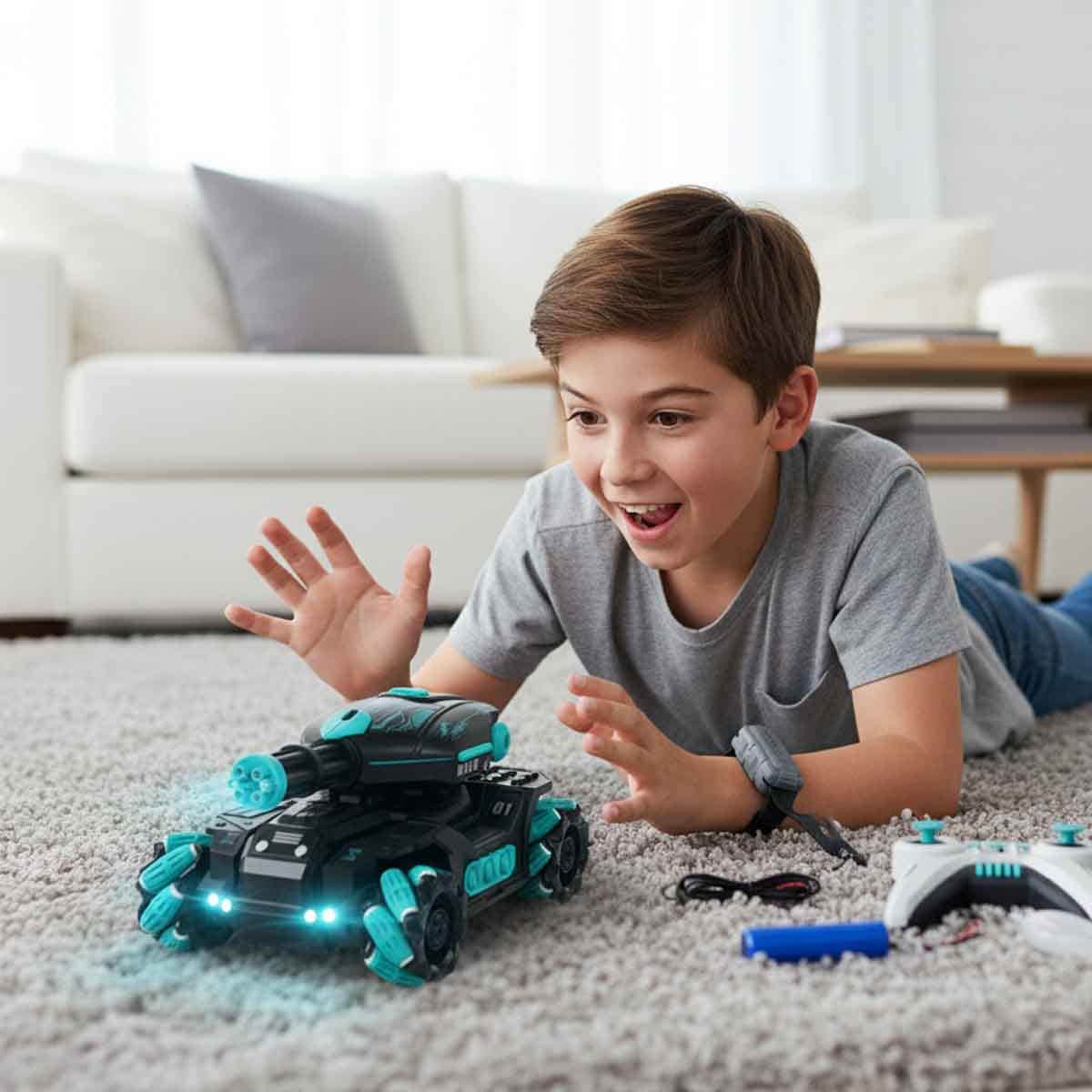Da Hua Toys 2.4G R/C Tank Car Playset Unisex, 3-4 Years