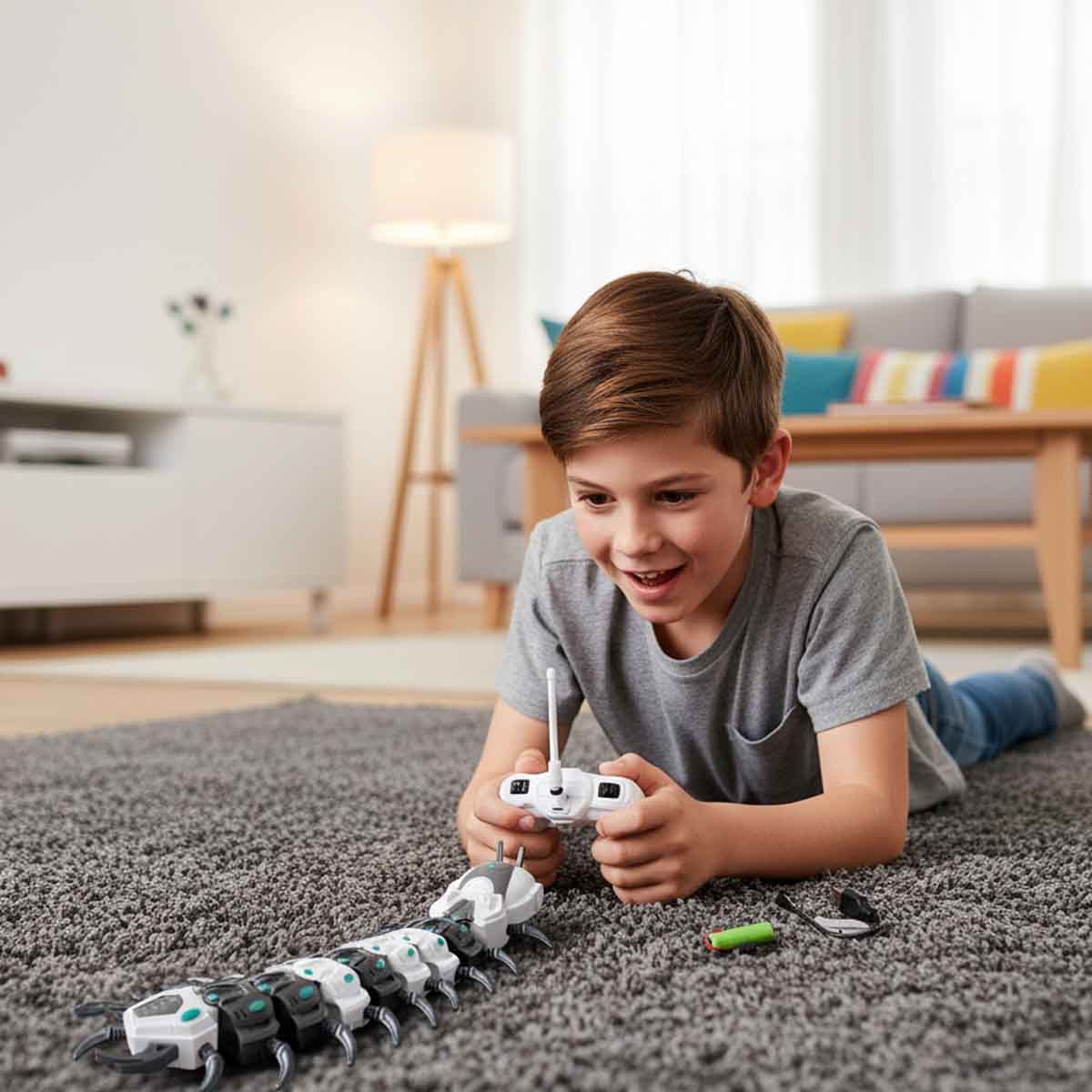 نانهونغ لعبة دودة أم أربع وأربعين ميكانيكية بالتحكم 2.4G للأولاد، عمر 8-10 سنوات