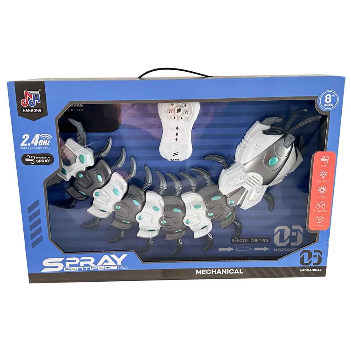 نانهونغ لعبة دودة أم أربع وأربعين ميكانيكية بالتحكم 2.4G للأولاد، عمر 8-10 سنوات