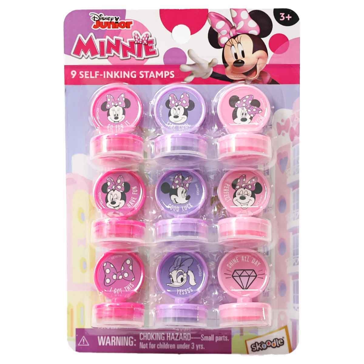 ديزني جونيور مجموعة أختام كبيرة ذاتية الحبر 9 قطع للجنسين، عمر 3-4 سنوات