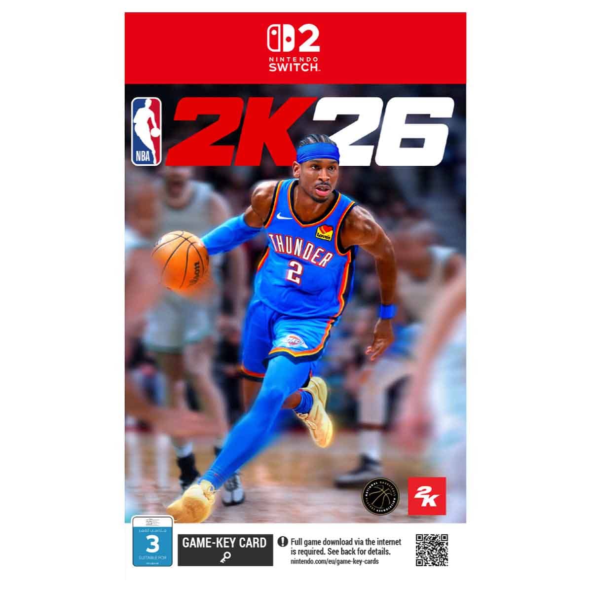 تو كيه إن بي إيه 2K26 لعبة فيديو لجهاز نينتندو سويتش 2