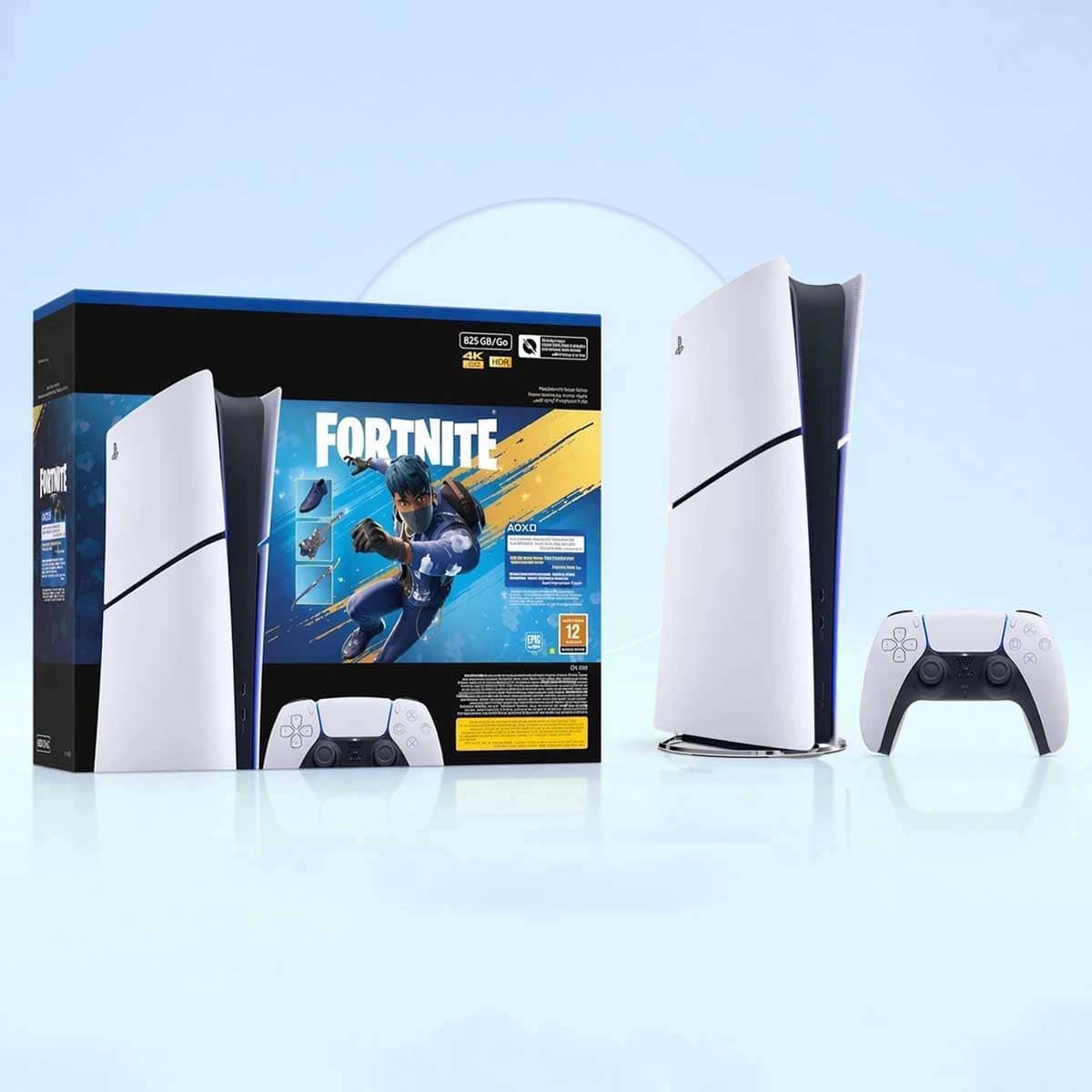 Sony PS5 Digital Edition 825GB with Fortnite Flowering Chaos (KSA Version) Bundle