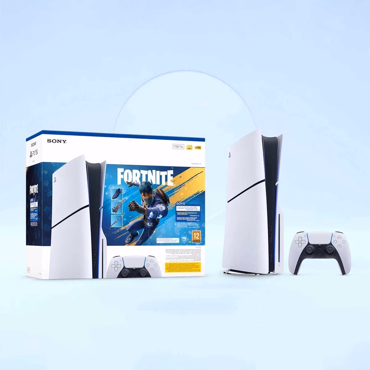 Sony PS5 Blu-ray Disc 1TB with Fortnite Flowering Chaos (KSA Version) Bundle