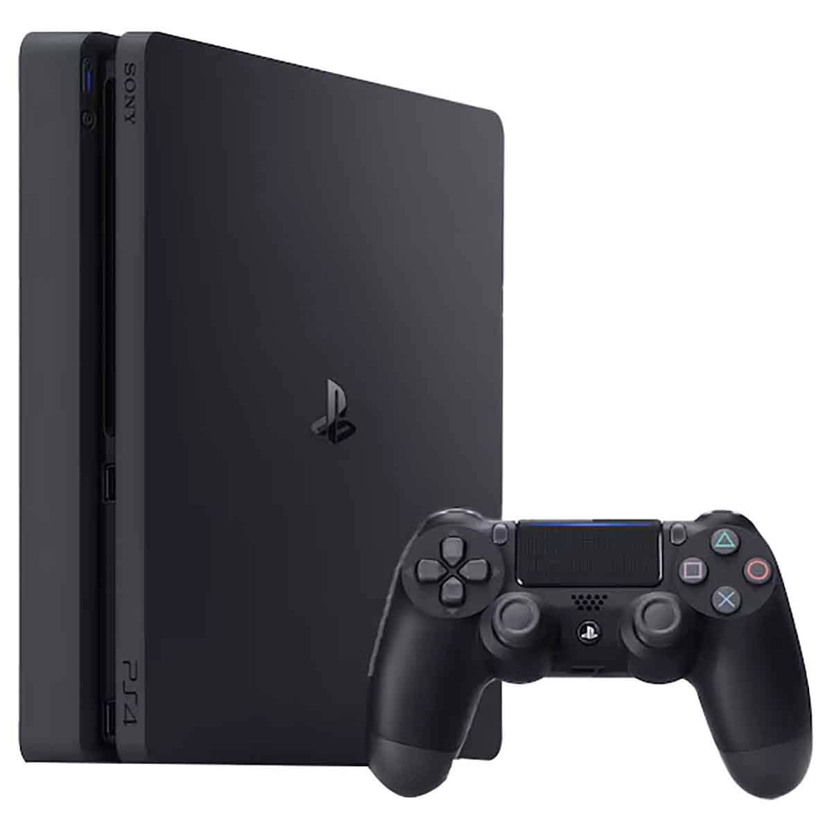 Sony PlayStation 4 Slim 500GB Console with Controller Jet Black