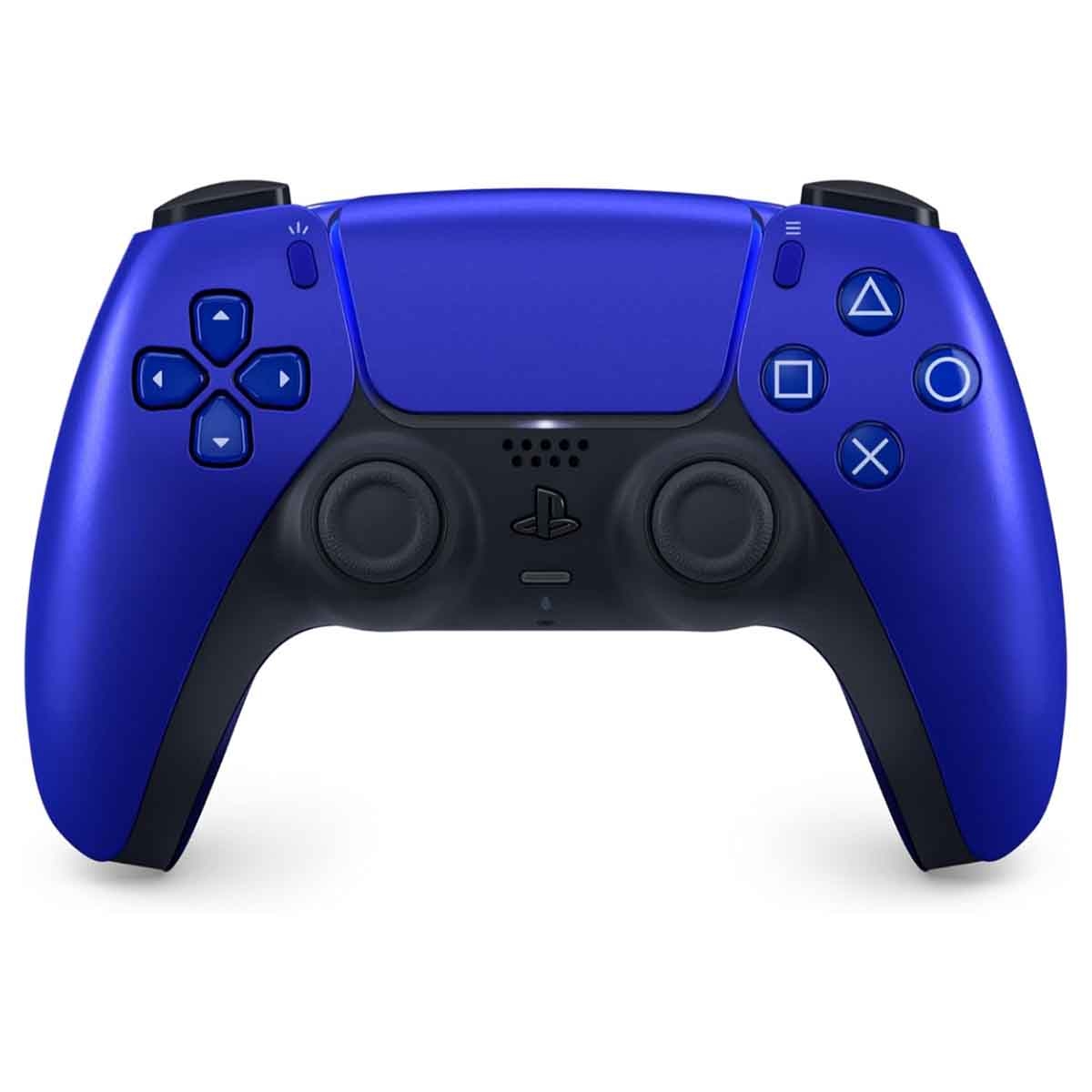 سوني وحدة تحكم لاسلكية دوال سينس باللون الأزرق الكوبالت متوافقة مع بلايستيشن 5