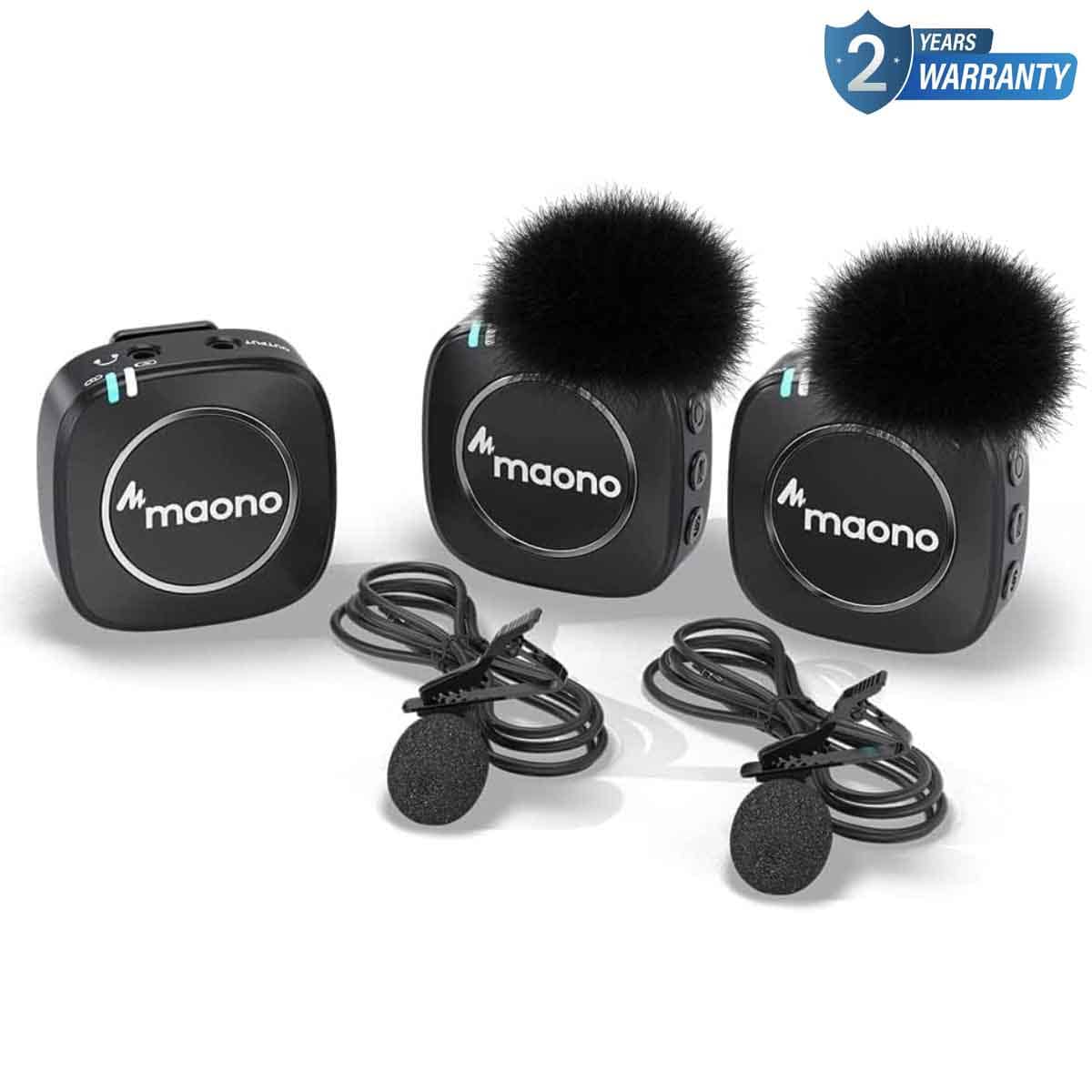 Maonocaster AU-WM820A2 Dual Person Lavalier Wireless Microphone
