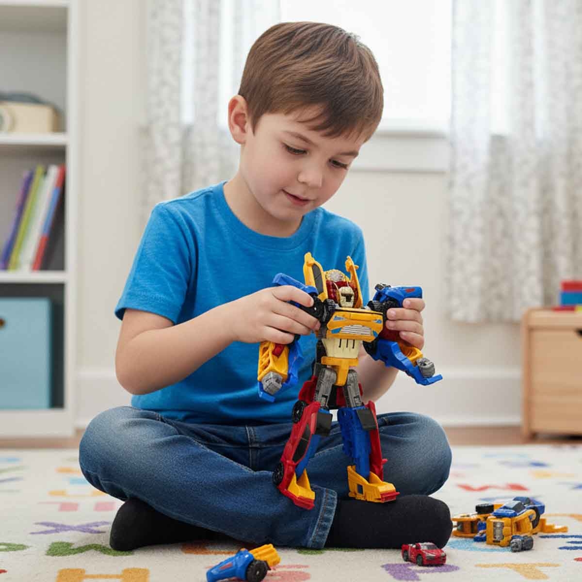 Ziyu Toys 3 -in-1 Deformation Robot Unisex, 3-4 Years