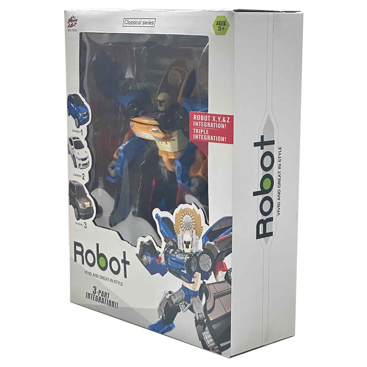 Ziyu Toys 3 -in-1 Deformation Robot Unisex, 3-4 Years