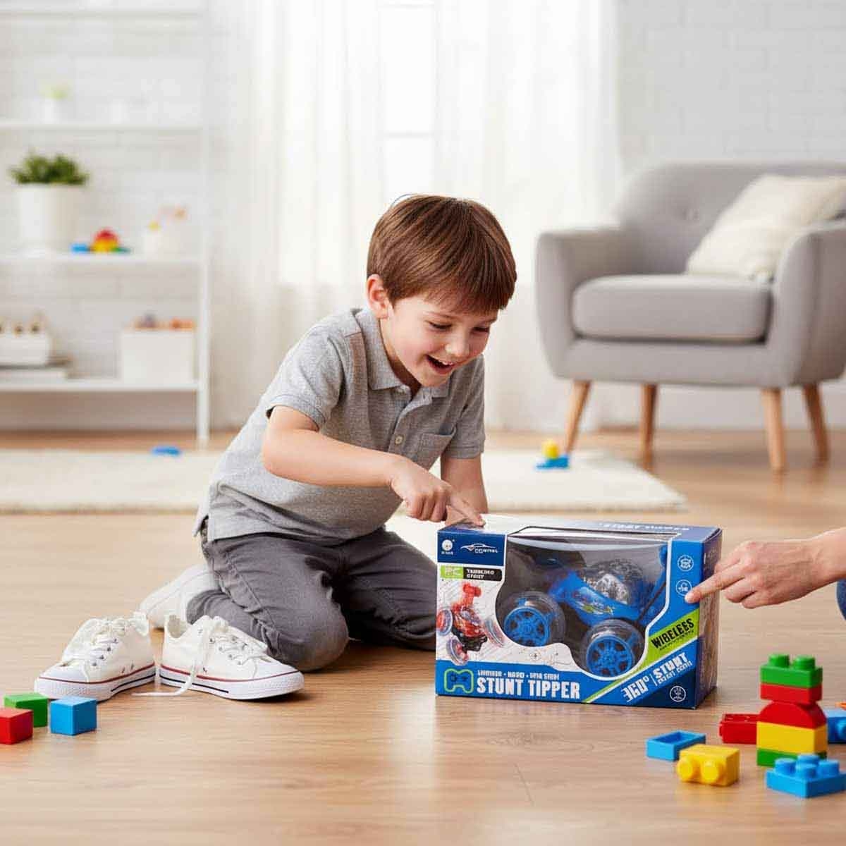 Longwell 40MHZ Assorted R/C Stunt Car Unisex, 5-7 Years