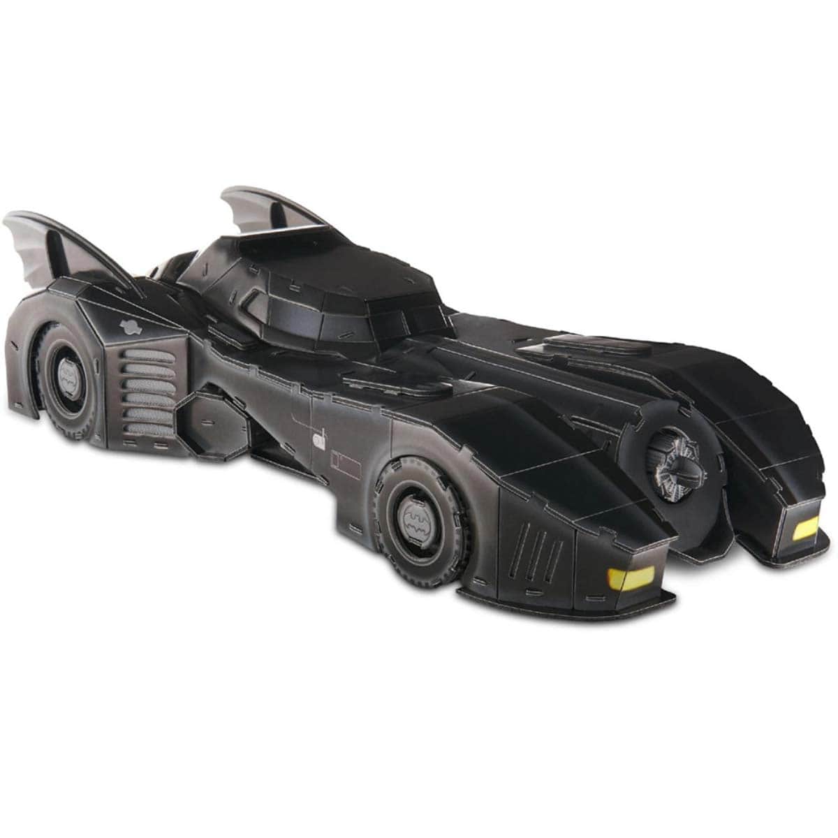 4D Build DC Retro Batmobile & Ravensburger 3D Puzzle with Melissa & Doug Lacing Beads Bundle Unisex, 13+ Years