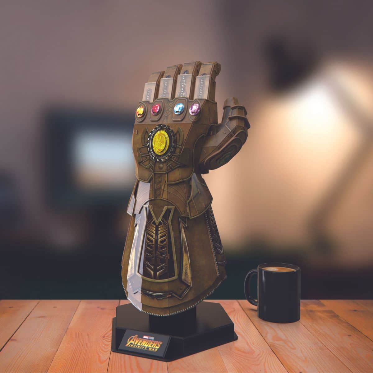 4D Build Marvel Infinity Gauntlet 3D Puzzle Model Kit Unisex, 13+ Years