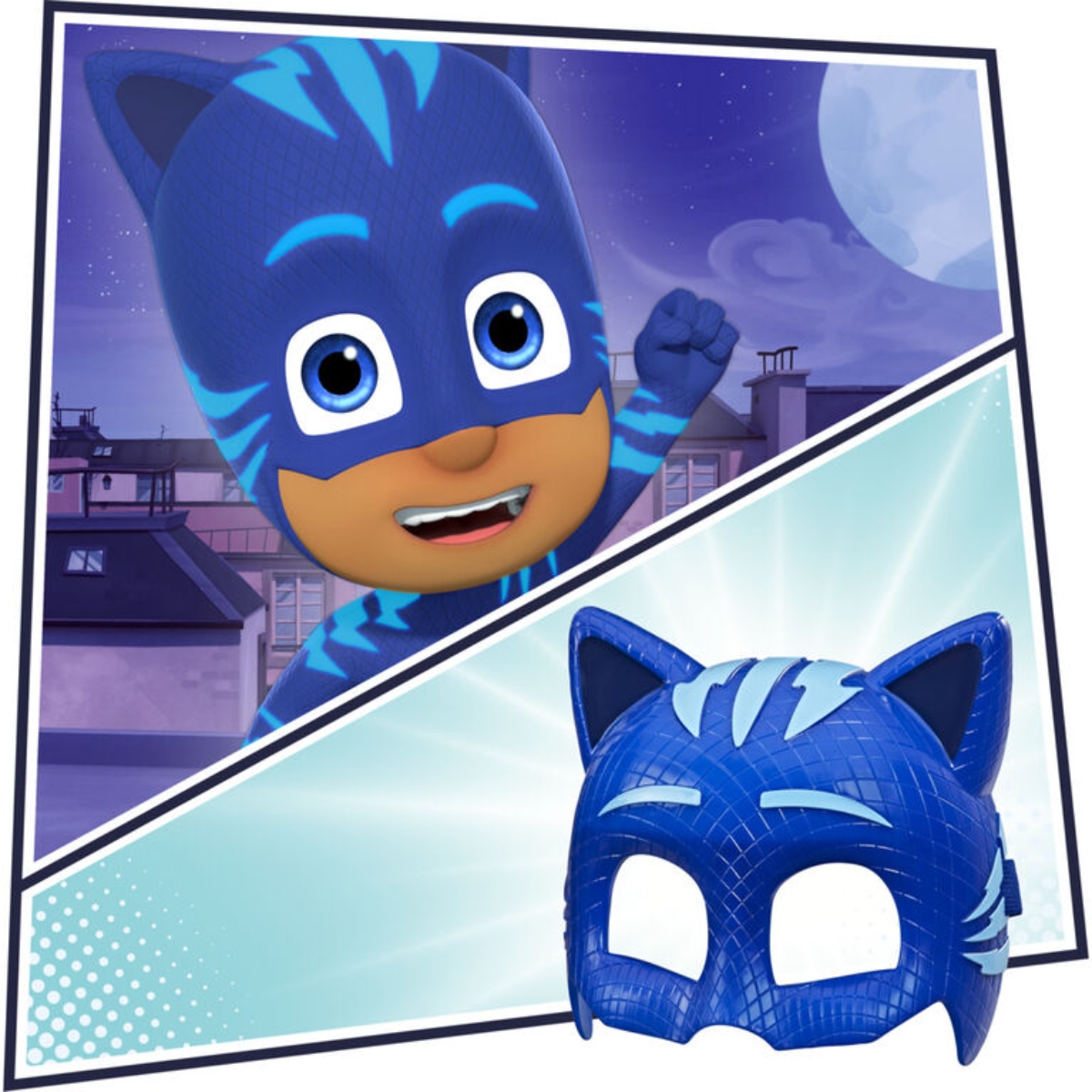 PJ Masks Cat Boy Hero Mask Unisex, 3-4 Years