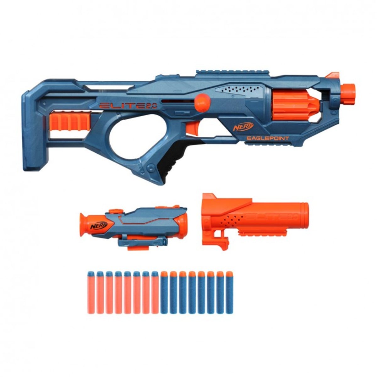 Nerf Elite 2.0 Eaglepoint Rd 8 Blaster Toys Unisex, 8-10 Years