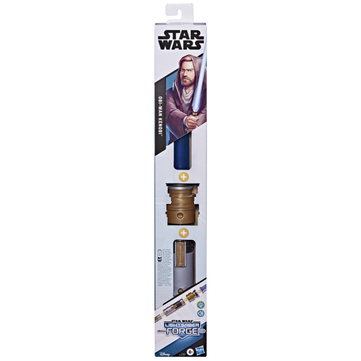 Hasbro Lightsaber Forge Obi-Wan Kenobi Electronic Blue Lightsaber Unisex, 5-7 Years