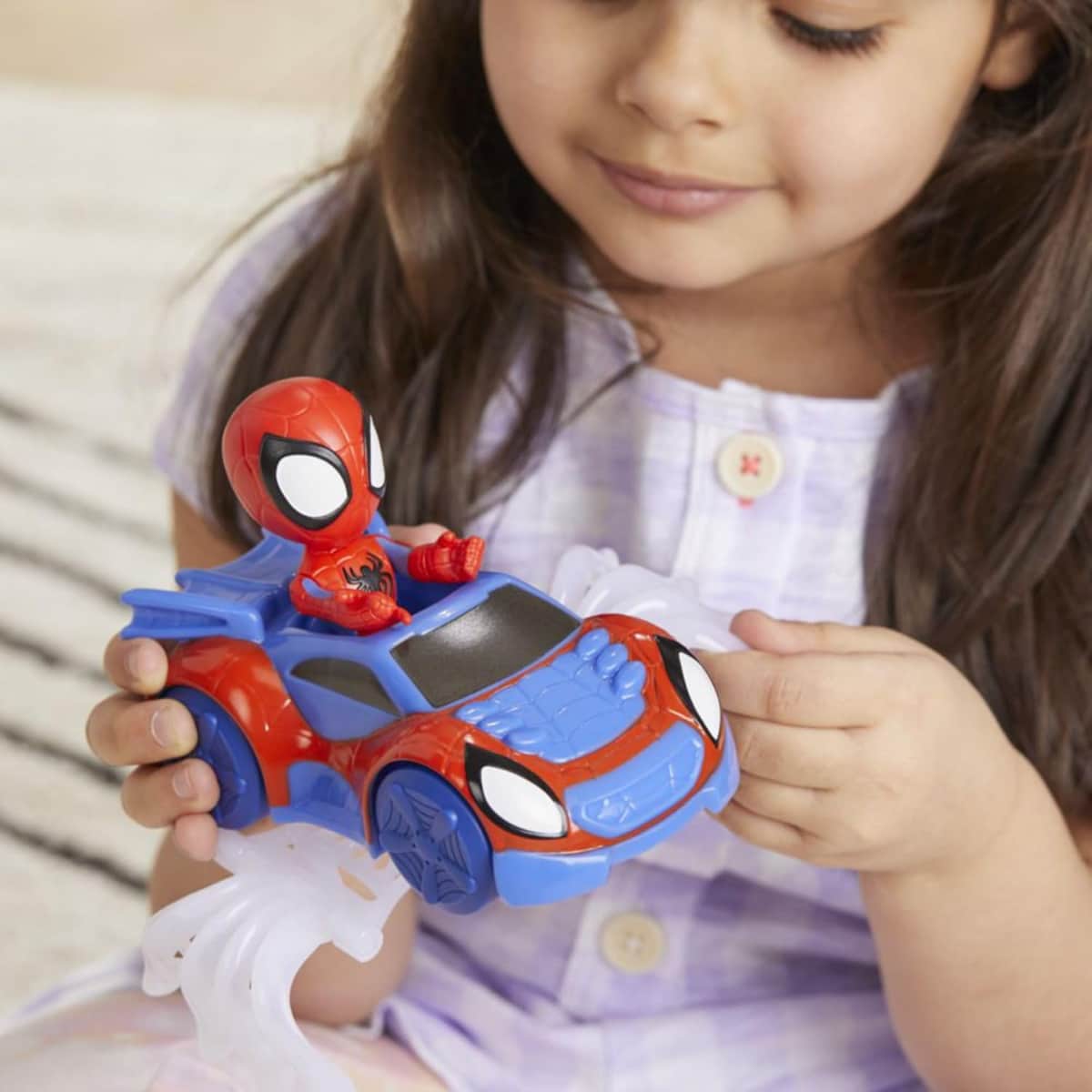 Marvel HMAF74545X0 Saf Spidey Web Crawler Action Figures Sets Unisex, 3-4 Years