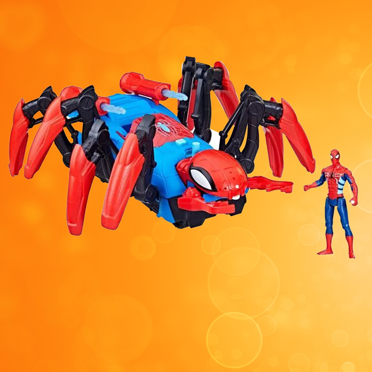Marvel Epic Hero Series Web Splashers Crawl 'N Blast Spider Action Figure Playset Unisex, 5-7 Years
