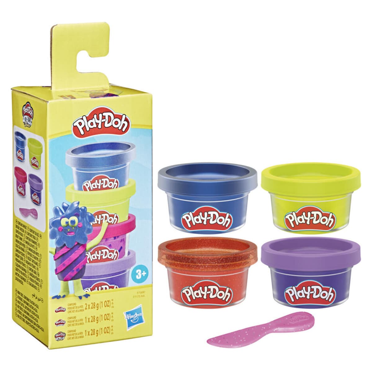 Play-Doh Irresistible Theme 2 Mini Playing Compound Unisex, 3-4 Years, Pack of 4