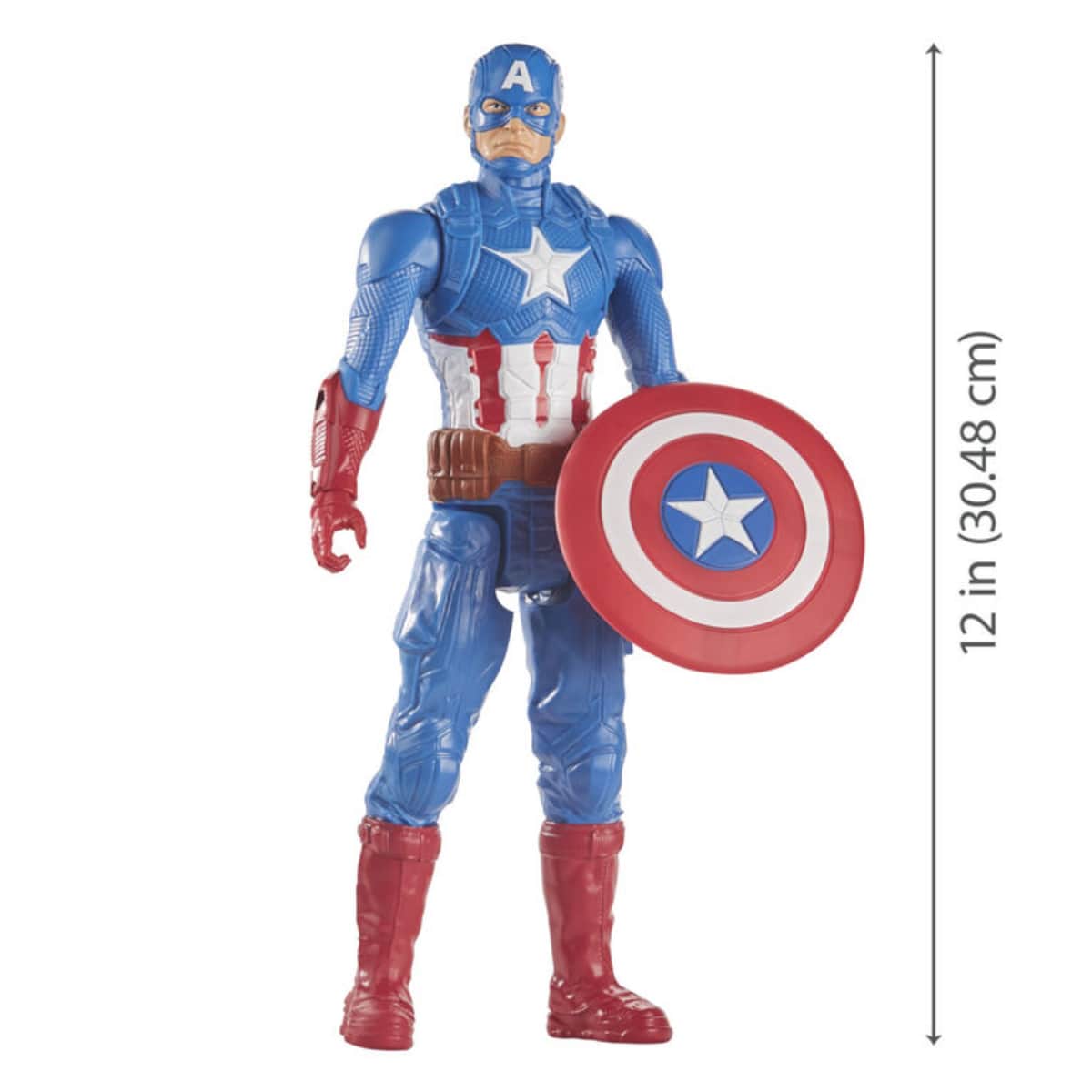 Marvel Avengers Titan Hero Series Captain America Action Figure Unisex, 5-7 Years