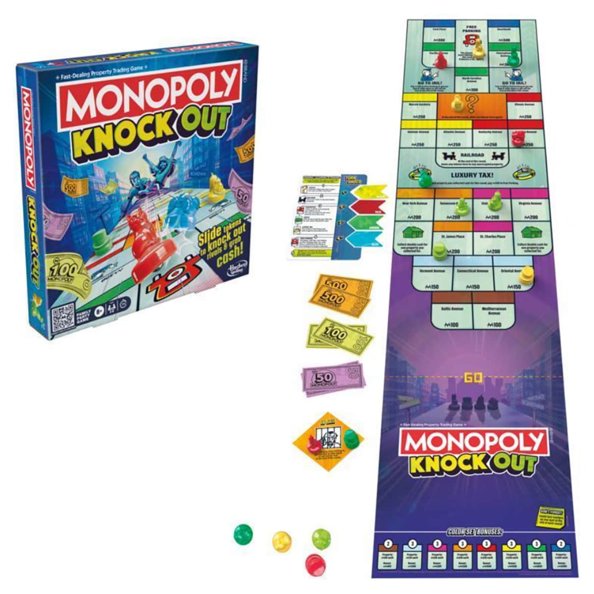 Monopoly Knockout Board Game Unisex, 8-10 Years