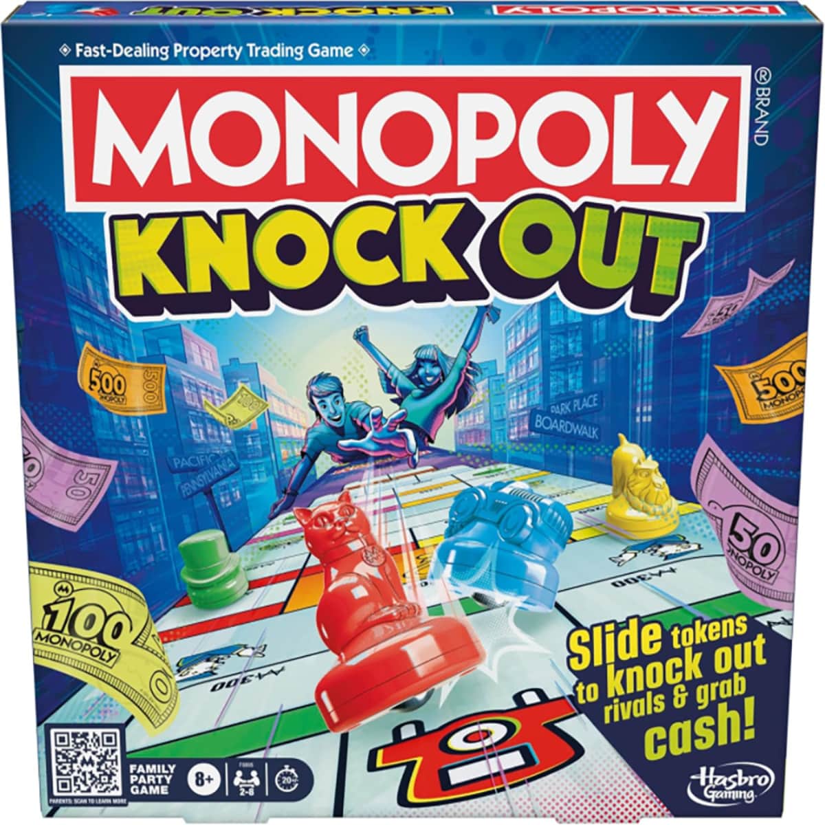 Monopoly Knockout Board Game Unisex, 8-10 Years