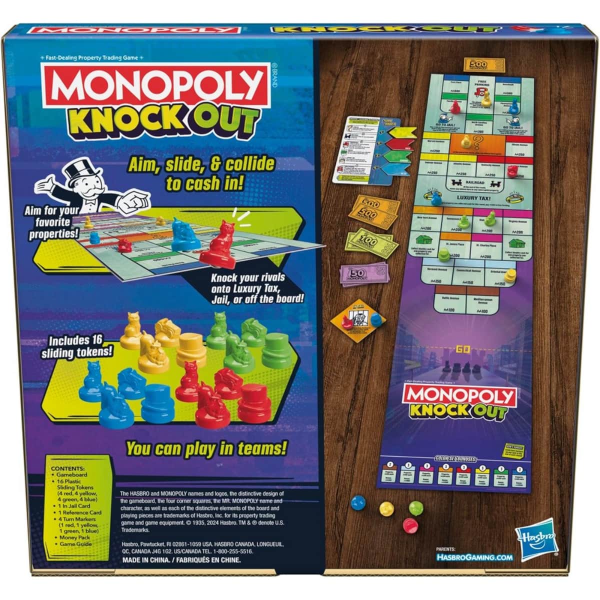 Monopoly Knockout Board Game Unisex, 8-10 Years
