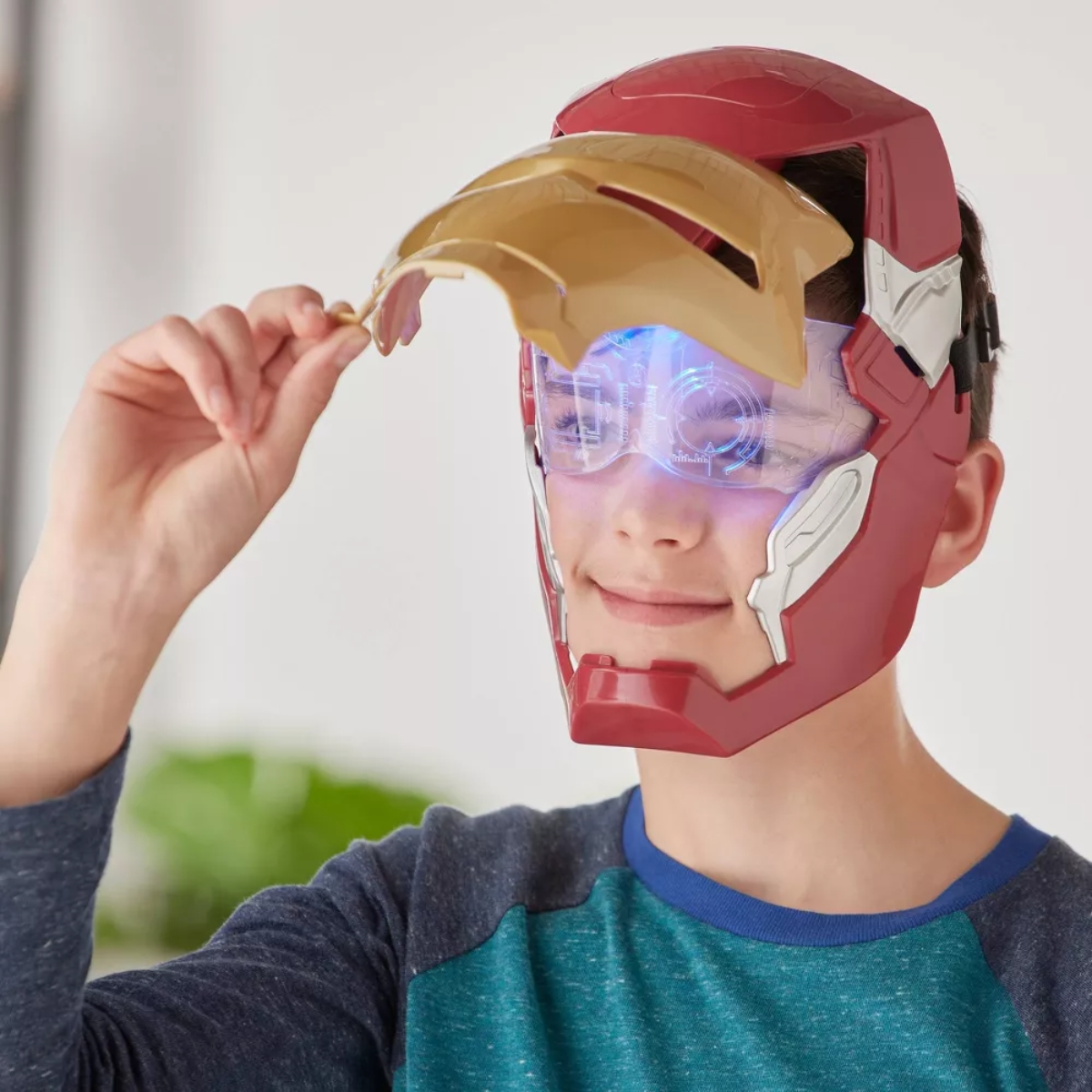 Marvel Avengers Iron Man Flip FX Mask Unisex, 5-7 Years