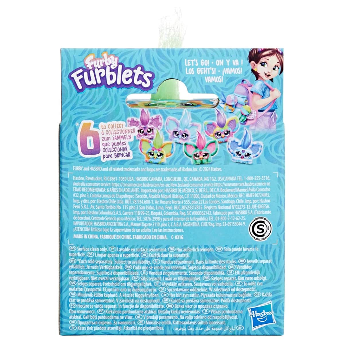 Furby Furblets Pix-Elle Mini Interactive Plush Toy Unisex, 5-7 Years