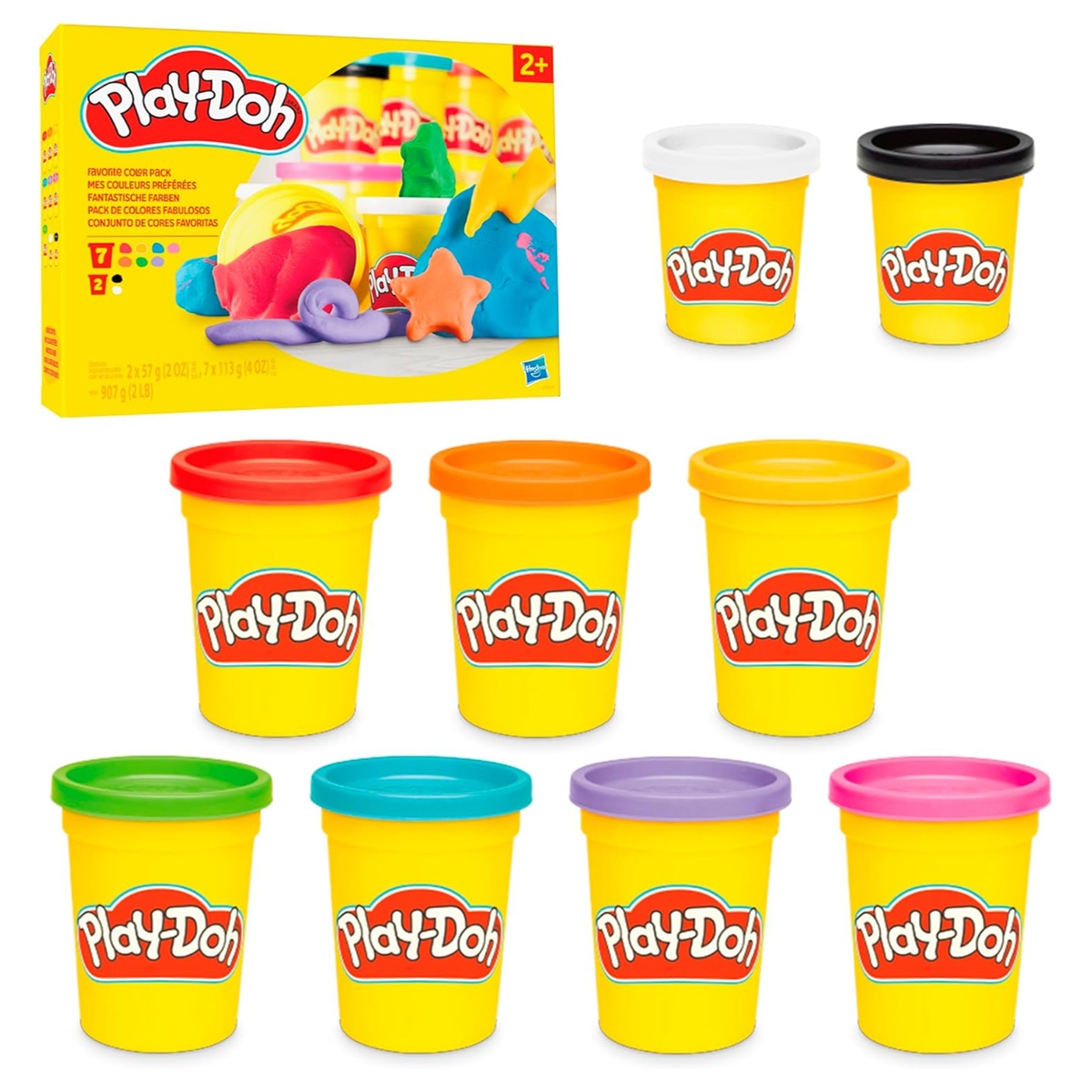 Play-Doh Favorite Color Pack Dough Set Unisex, 3-4 Years