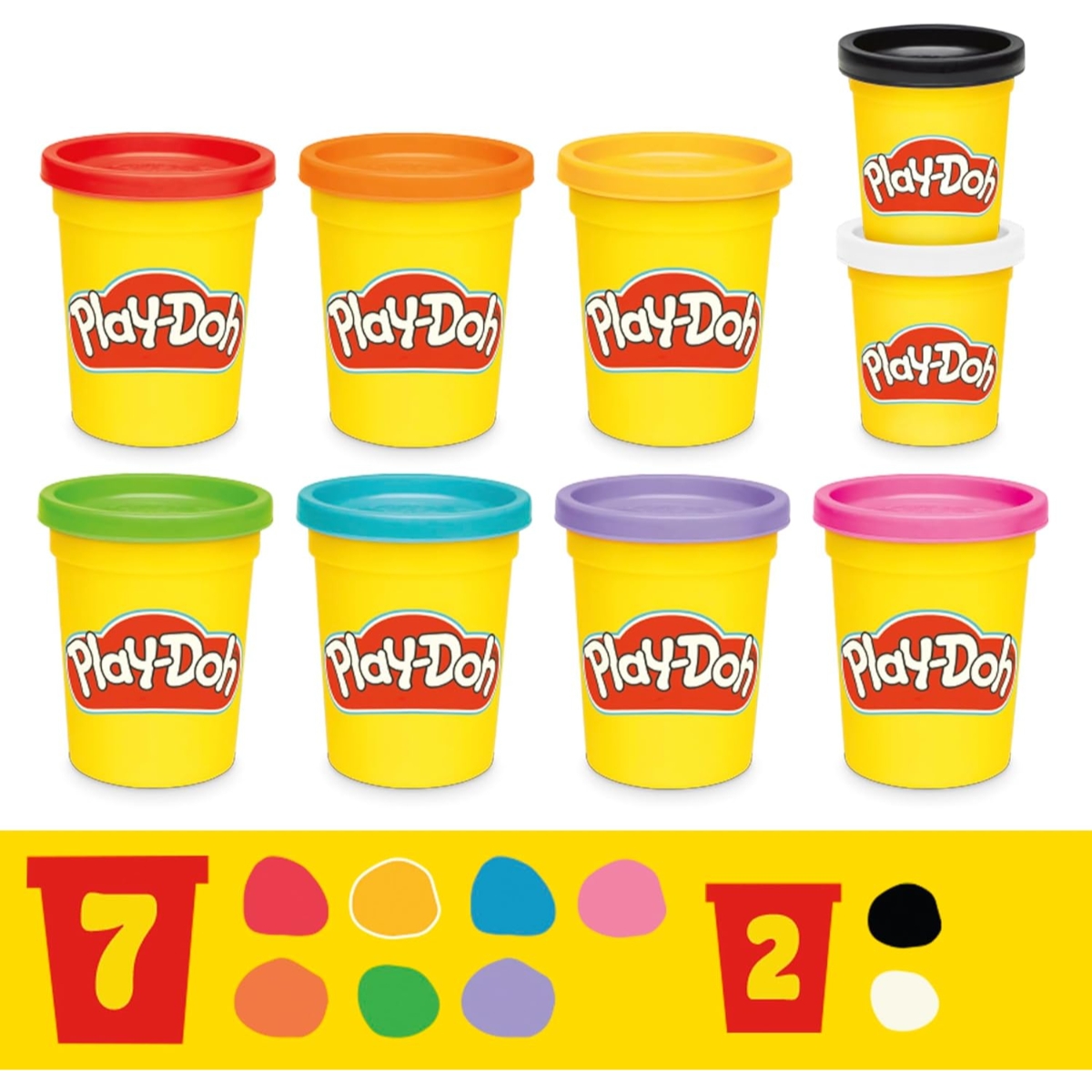 Play-Doh Favorite Color Pack Dough Set Unisex, 3-4 Years
