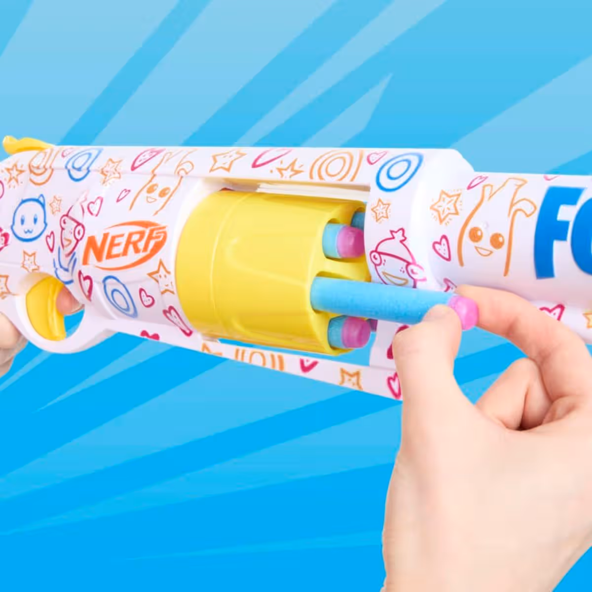 Hasbro Nerf Fortnite Frenz 4 Ever Blaster Toy Unisex, 8-10 Years