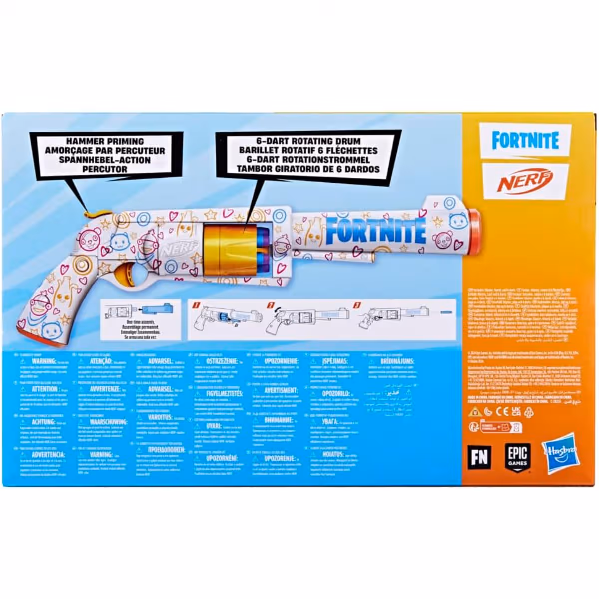Hasbro Nerf Fortnite Frenz 4 Ever Blaster Toy Unisex, 8-10 Years
