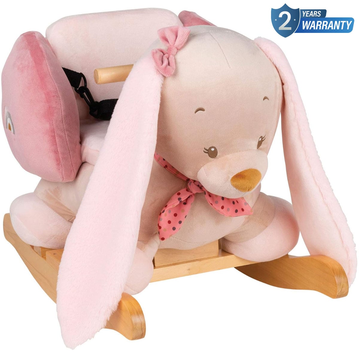 Nattou Sasha & Pauline Bunny Rocking Toy Toddler, 0-2 Years