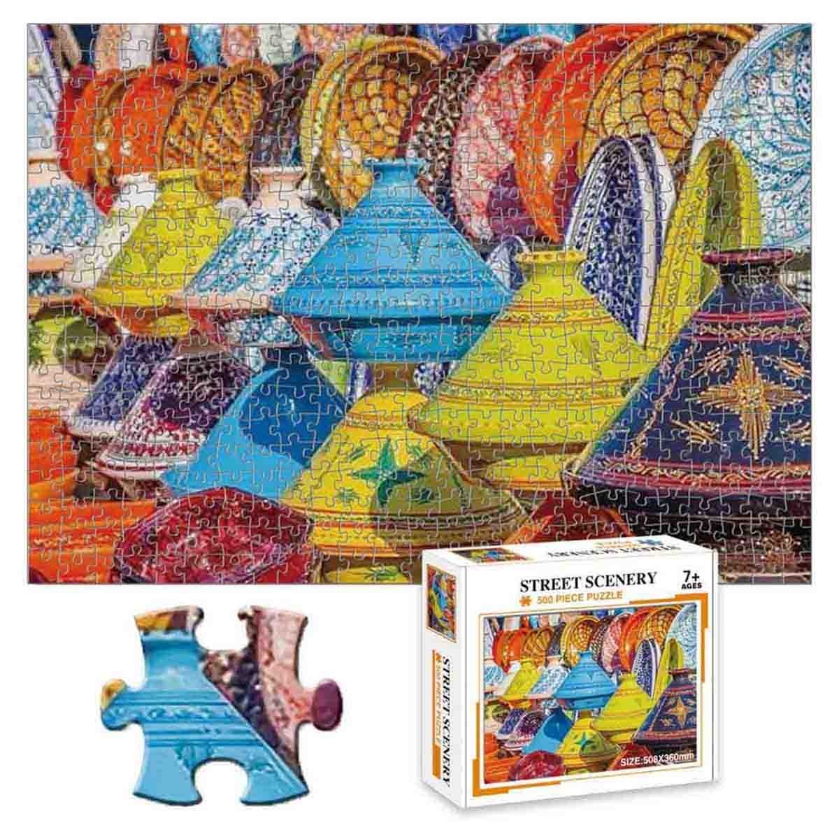 Little Story Moroccan Art & Culture Jigsaw Puzzle Unisex, 8-10 Years