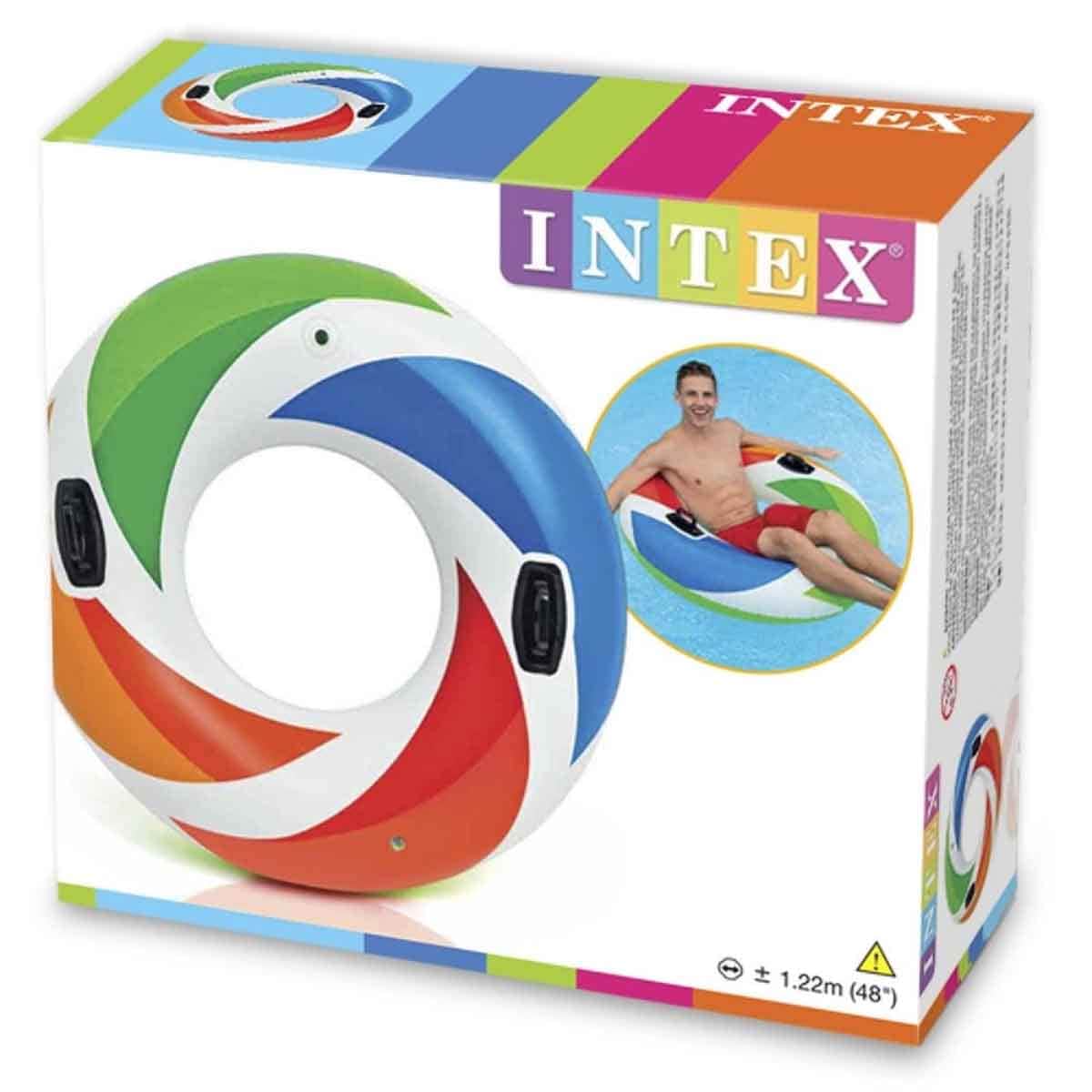Intex Assorted Whirl Tube Pool Float Unisex, 3-4 Years
