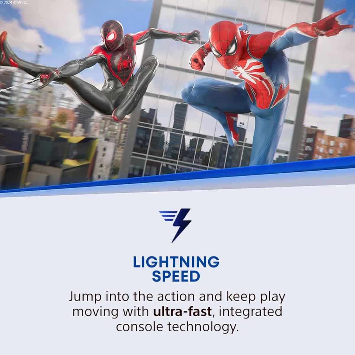 سوني بلايستيشن 5 قرص بلو-راي سعة 1 تيرابايت - نسخة السعودية الرسمية (الموديل الجديد)