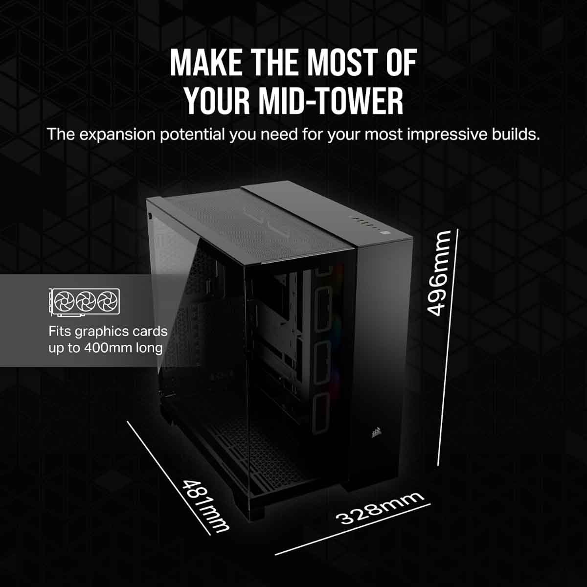 Corsair 6500X RGB ATX Dual-Chamber Gaming PC Case