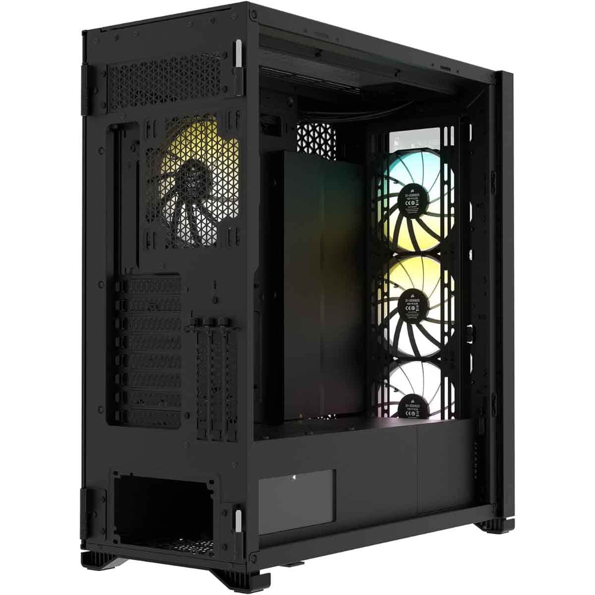 كورسير 7000X آر جي بي باللون الأسود هيكل كمبيوتر كامل البرج ATX