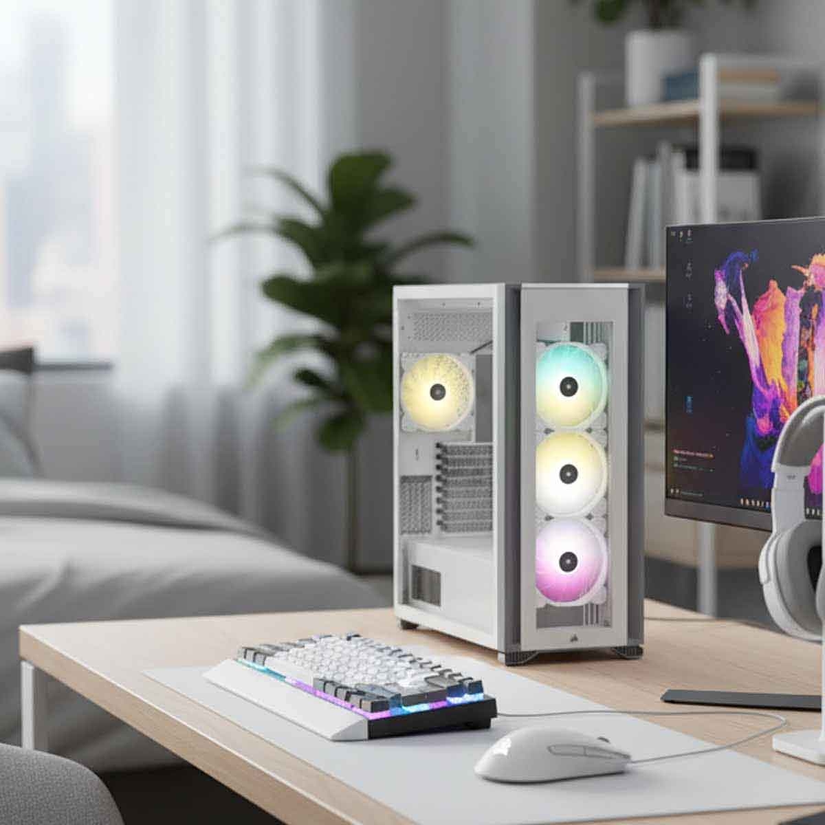 Corsair White 7000X RGB Full Tower ATX PC Case